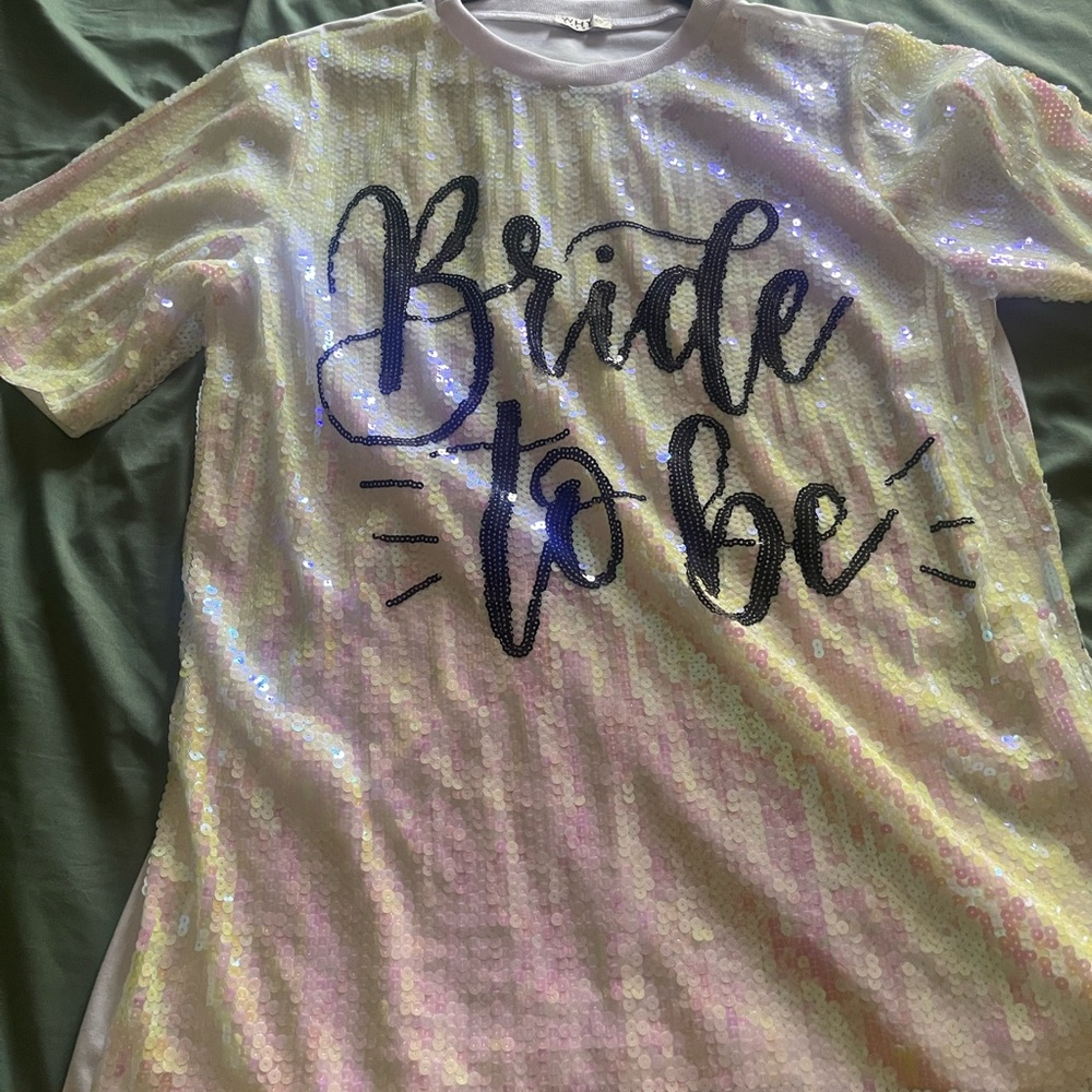Bride to Be Sequin Dress